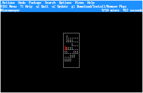 [schermata di Minesweeper n.3]