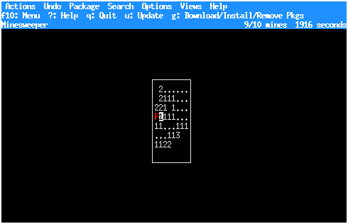 [schermata di Minesweeper n.4]