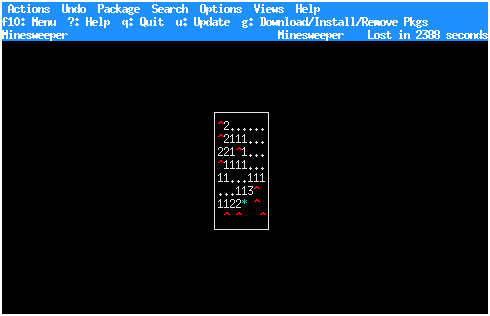 [schermata di Minesweeper n.5]